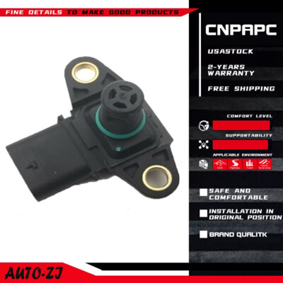 #ad New For BMW X5 X6 AIR INTAKE FLOW MAP PRESSURE Sensor oe#7599042 01 A2C53358214 $12.38