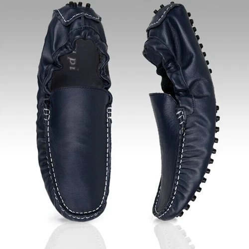 Men Loafers Men Driving Shoes Loafers Genuine Leather Shoes Slip on - Picture 22 of 30