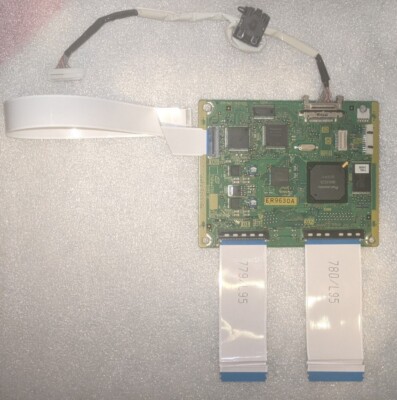Sanyo TV Logic D Board TNPA4750 with Flex Ribbon Cables and screws