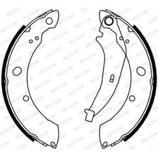 FERODO Bremsbackensatz Bremsbacken hinten für VW Polo 6R 6C Chrysler PT