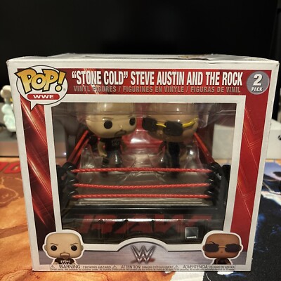 Pop! WWE - Dwayne 'The Rock' Johnson VS 'Stone Cold' Steve Austin (2er Pack)