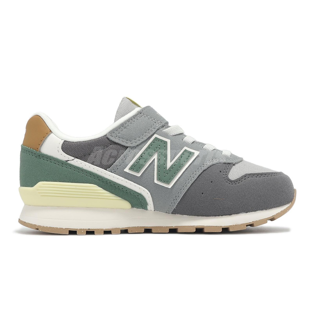 New Balance 996 Wide NB Grey Green Kids Preschool Casual
