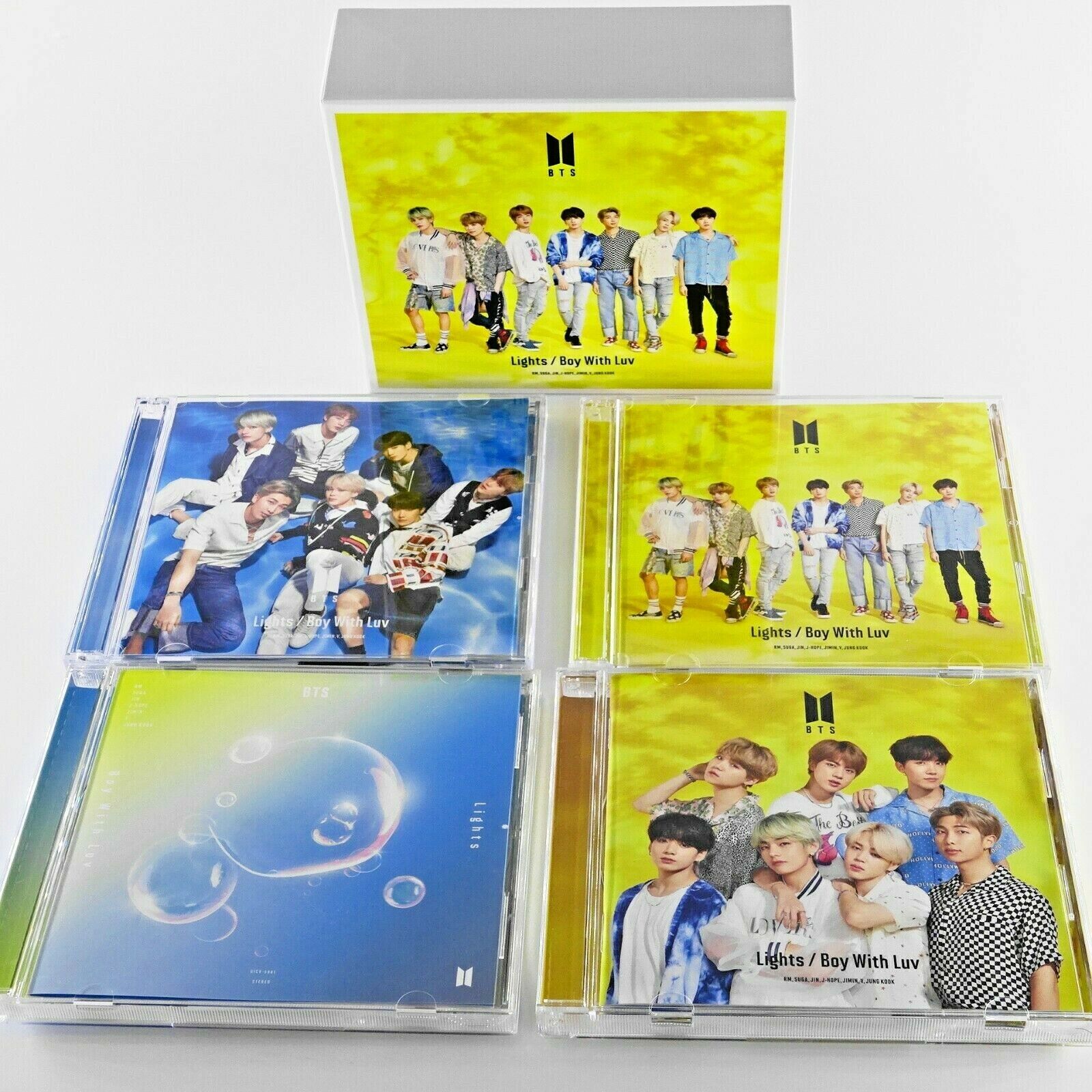 BTS Lights / Boy With Luv Limited Edition CD+DVD BOX