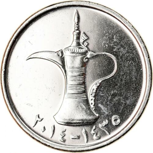 United Arab Emirates 1 Dirham - Khalifa small type Coin KM6.2a 2012 - 2014 - Picture 1 of 4