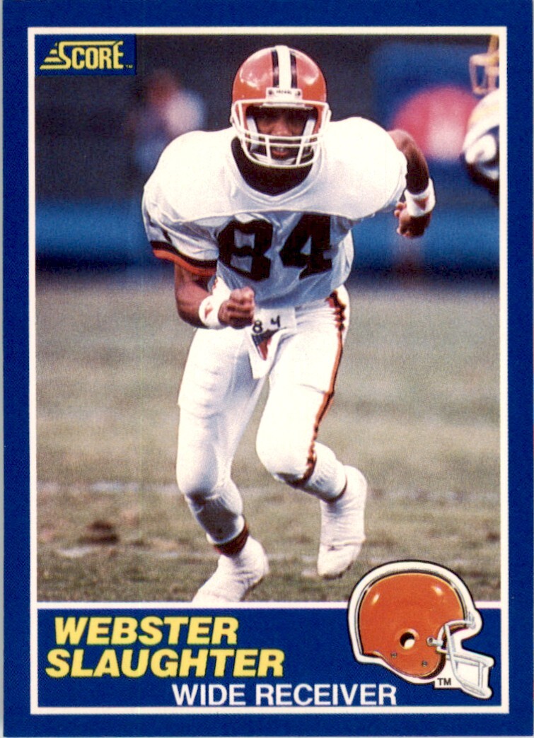 1989 Score Webster Slaughter Cleveland Browns #41 | eBay