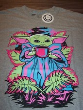 STAR WARS The Mandalorian BABY YODA POP ART T-Shirt MENS 2XL XXL NEW The Child