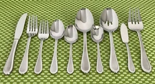 Oneida JOANN JOANNE Stainless Frosted & Glossy NEW Flatware SMART CHOICE A48N
