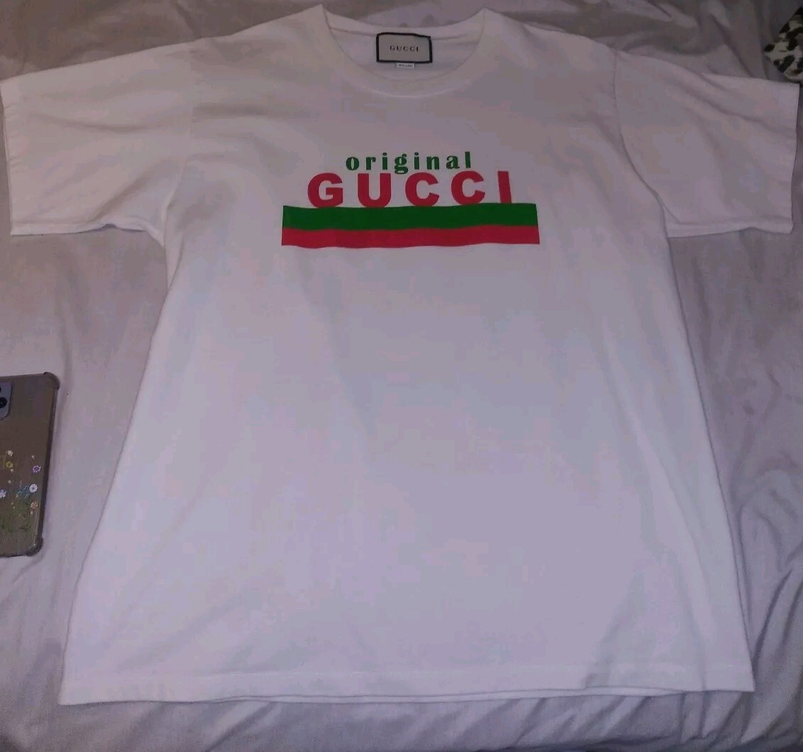 Gucci Brand New Original T-Shirt Authentic Made In Italy Size L