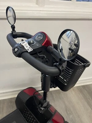 Mobility Scooter Mirrors 2x Clip On Fully Adjustable Mirrors Fits Pride Gogo