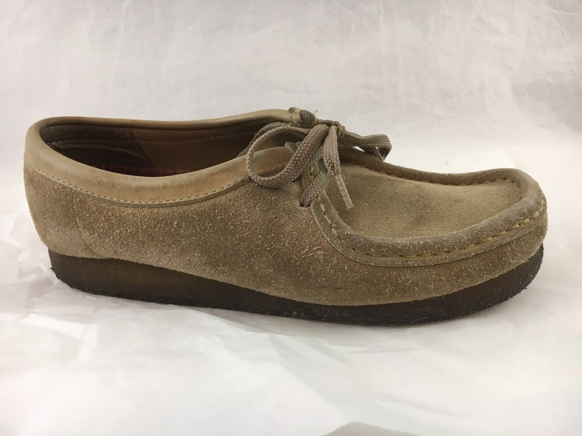 Clarks Originals Wallabee Sand Suede 35395 Womens Size 9M Clarks Originals Wallabee Sand Suede 35395 Womens Size 9M
