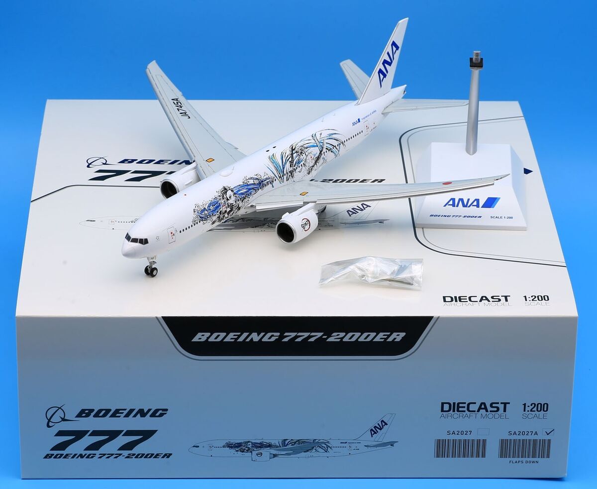 JC Wings 1:200 ANA Boeing 777-200ER Diecast Aircraft Jet JC Wings 1:200 ANA Boeing 777-200ER Diecast Aircraft Jet