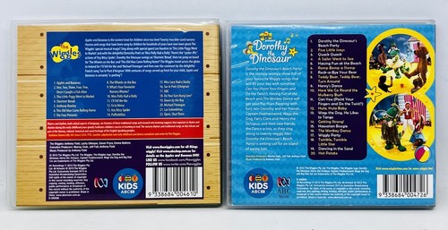 2 Wiggles CD’s - Apples & Bananas & Dorothy The Dinosaurs Beach Party - Picture 2 of 2