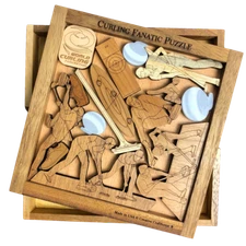 Curling Fanatics Brain Teaser Puzzle - Artistic and Challenging