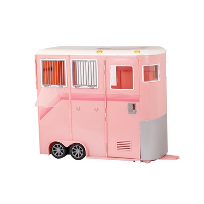 Our Generation by Battat- Mane Attraction- Horse, Equestrian Trailer for 18'' ...