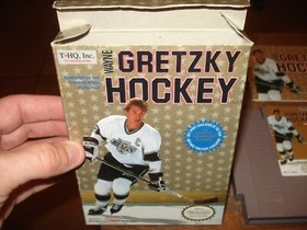 Wayne Gretzky's Hockey White Jersey Variant Complete NES Nintendo