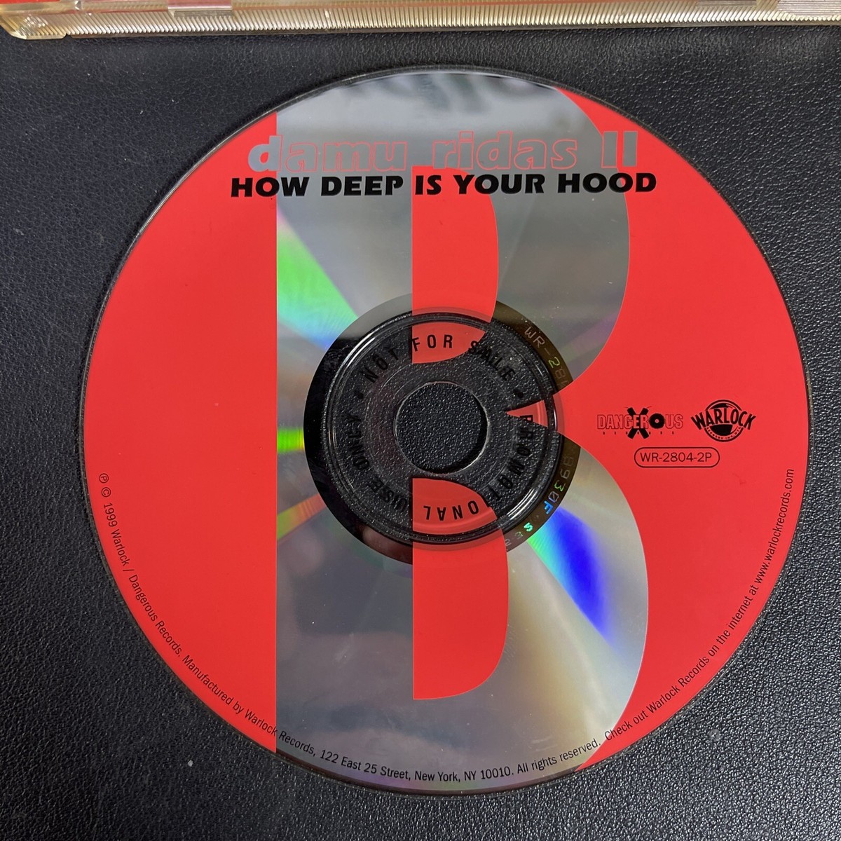 RARE PROMOTIONAL! Damu Ridas II How Deep Is Your Hood CD OOP LA
