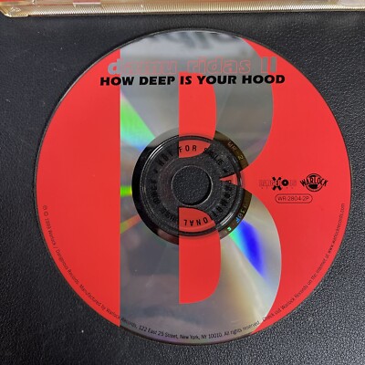 RARE PROMOTIONAL! Damu Ridas II How Deep Is Your Hood CD OOP LA