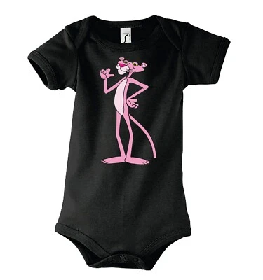YOUTH DESIGNZ Pelele bebé Designz juvenil estampado pantera rosa cuerpo divertido refrán rosa dibujos animados