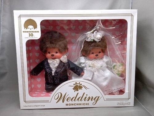 New Monchhichi Wedding Set Plush doll Sekiguchi Tuxedo Dress | eBay