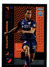 2022 Topps Chrome MLS Base Card #46 Calvin Harris - FC Cincinnati RC PP    