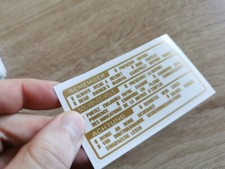 Honda VF/VFR/CBR/GL/XBR500/CBR900RR fuel tank decal stickers stickers ????