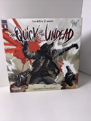 Inside Up Games Board Game Quick and the Undead Great Shape