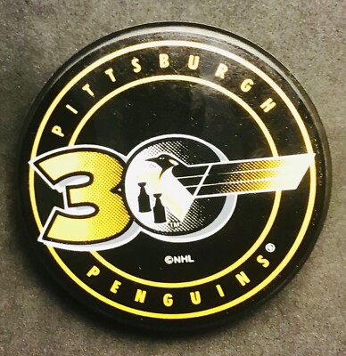 Pittsburgh Penguins Regional issue BP ICE GUARD Puck 30th franchise Anniversary