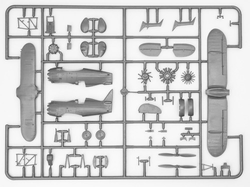 I-15 Soviet Biplane Fighter 1933 Year - Plastic Model Kit Scale 1/72 ICM 72062 - Picture 3 of 5