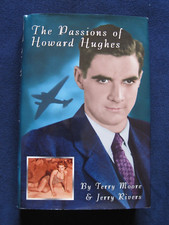 THE PASSIONS OF HOWARD HUGHES - SIGNED by TERRY MOORE & JERRY RIVERS - 1st in DJ