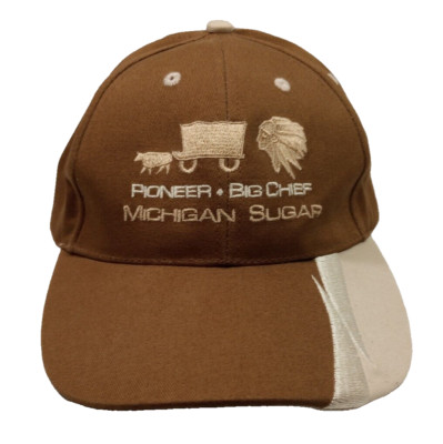 Pioneer Sugar Hat Michigan Vintage Logo Big Chief Wagon America Authentic Cap **