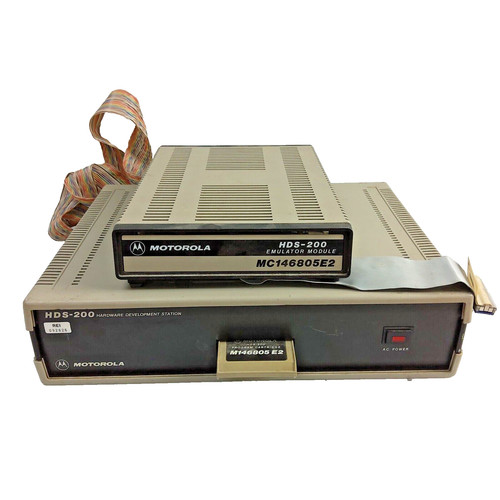 Vintage Motorola HDS-200 Hardware Development Station and Emulation Module