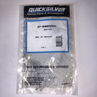 87-8M0052941 NEW GENUINE OEM MERCURY QUICKSILVER SWITCH ASSY 8M0052941 LOT G5-2