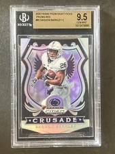 2020 Prizm Draft Picks #85 Saquon Barkley Silver Giants Gem MINT BGS 9.5