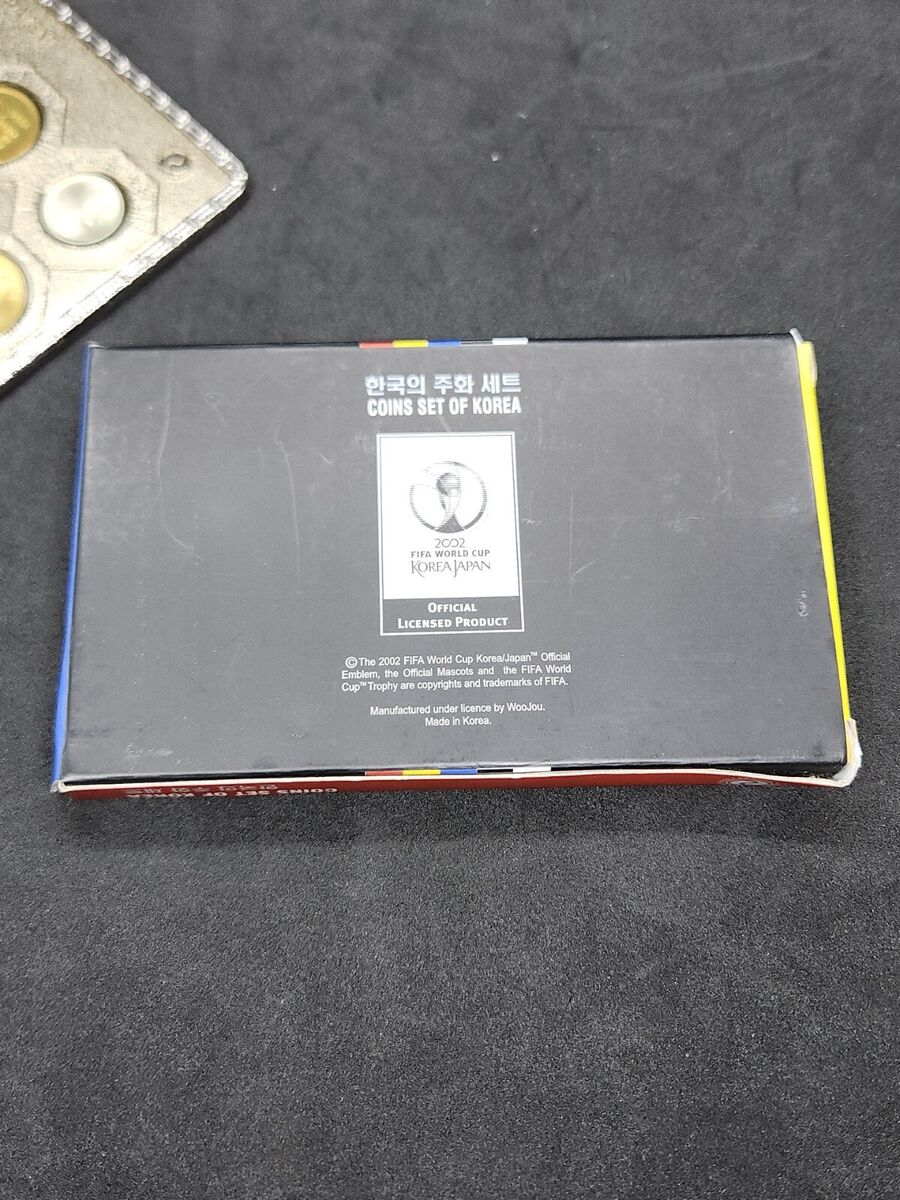 2002 FIFA WORLD CUP Korea Japan Uncirculated 6 Coin Set 2002 FIFA WORLD CUP Korea Japan Uncirculated 6 Coin Set