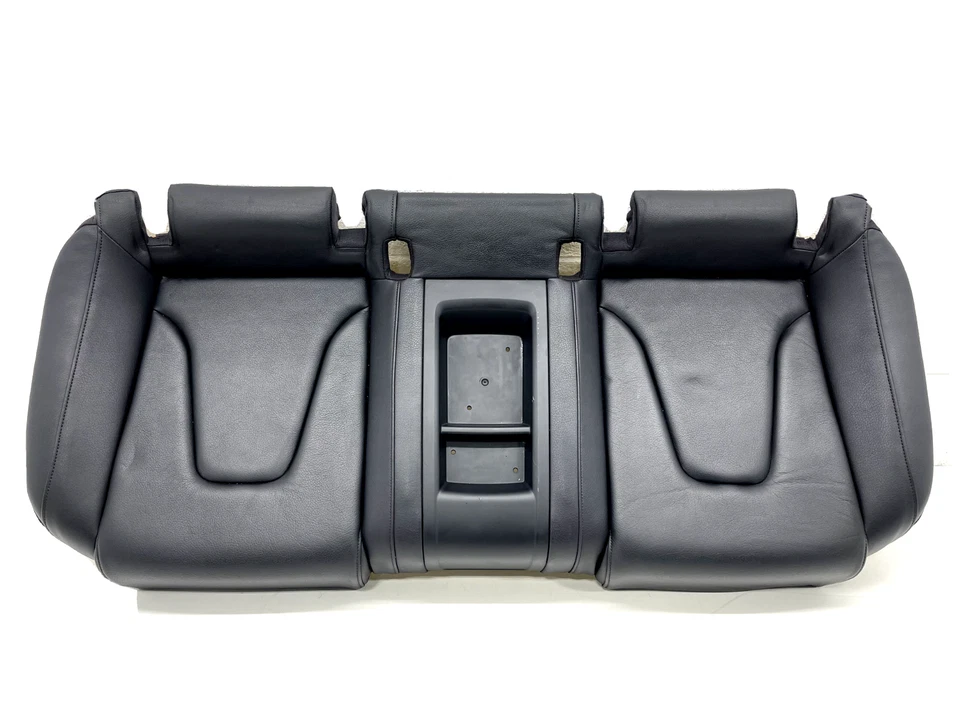 2008–2016 AUDI A5 S5 COUPE BANCO TRASEIRO INFERIOR BANCO DE COURO PRETO FABRICANTE DE EQUIPAMENTO ORIGINAL - Imagem 4 de 4