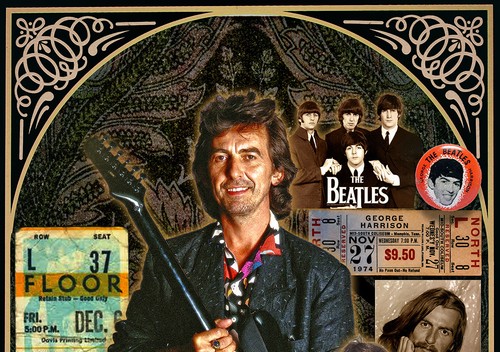 George Harrison Tribute poster - 11x17" - Vivid Colors! - Picture 2 of 4