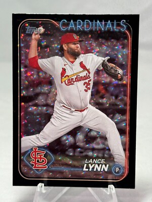 2024 Topps Series 2 Lance Lynn Black Crackle Foil SP Cardinals