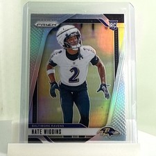 2024 Panini Prizm - Rookies Nate Wiggins Ravens #380 Silver Prizm (RC)