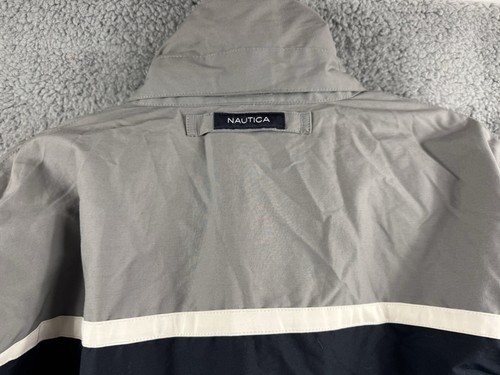 Giacca uomo Nautica Small S reversibile per tutte le stagioni e pile con cappuccio nel colletto - Foto 7 di 20