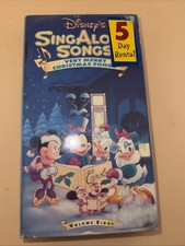 Disney  s Sing Along Songs Very Merry Christmas VHS Video Tape Vol 8 VTG
