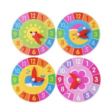 Sensory Board Accessories DIY Clock Toy Educational Learning Toy for Children