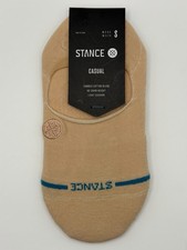Stance Icon No Show Socks Oatmeal Unisex Small NWT