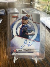 2025 Bowman’s Best JAXON WIGGINS Best of 2025 AUTO Cubs