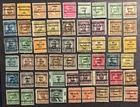 UNITED STATES BUREAU U.S. PRECANCELLED SHEET PRINT ENDS STAMP COLLECTION (220)