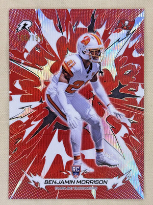 2025 Topps Resurgence Benjamin Morrison RC Crimson Surge /199 TB Buccaneers #192
