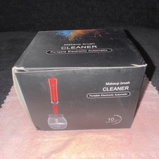 Electric Quick Dry Makeup Brush Cleaning Machine Black Round
