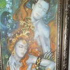 Depths of Love" signed framed giclee on canvas" Print By Tom Fleming Rare — photo 4