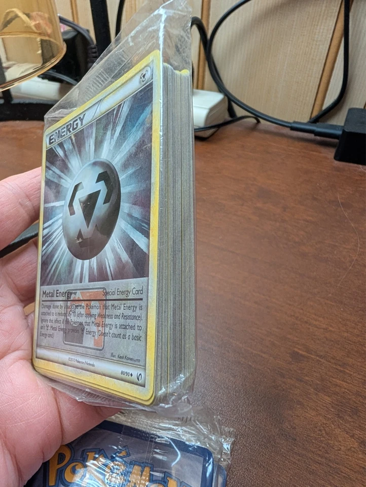 Pokemon HGSS  Undaunted League Promo Holo Metal Energy  80/90  sealed! - Image 3 of 3