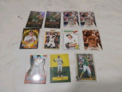 2025 Nick Kurtz Rookie Card Lot Of 11. Athletics