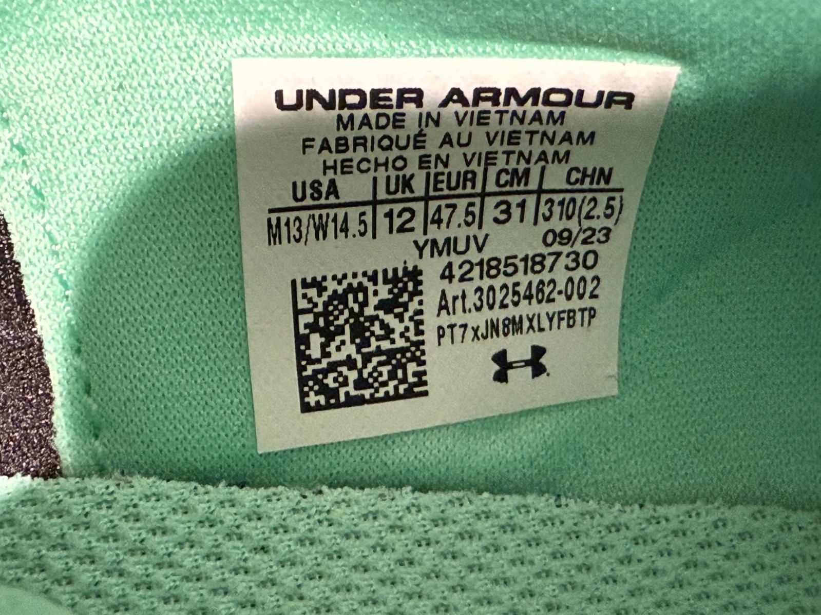 Under Armour Brigade XC 2 Track Spikes Men's Size 13 Women’s 14.5 New With Bag thumbnail 7